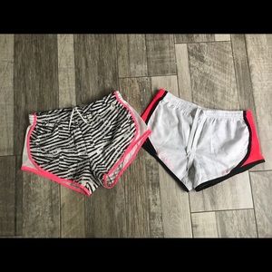 Pink, White, & Black Athletic Shorts Pair